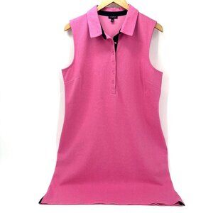 Talbots Pink Sleeveless Midi Dress